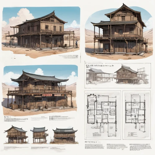 asian architecture,chinese architecture,hanok,japanese architecture,wooden houses,house drawing,ancient buildings,wooden construction,wooden house,stilt houses,development concept,wooden mockup,illustrations,kirrarchitecture,chinese style,blueprints,houses clipart,3d rendering,bukchon,timber house,Unique,Design,Character Design