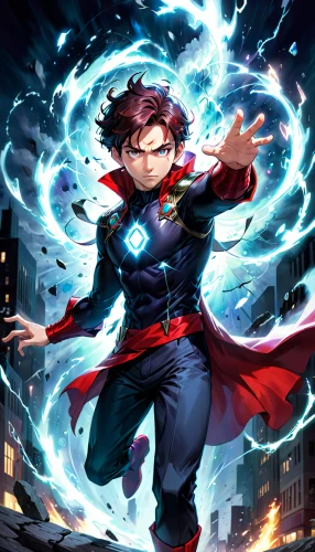 magus,hero academy,my hero academia,scarlet witch,monsoon banner,dodge warlock,cg artwork,game illustration,yukio,son goku,red super hero,god of thunder,super man,comic hero,kame sennin,guilinggao,gear shaper,wuchang,magician,superhero background,Anime,Anime,General