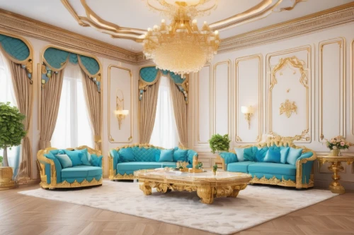 ornate room,rococo,interior decoration,great room,napoleon iii style,marble palace,blue room,interior design,luxurious,interior decor,sitting room,luxury,neoclassical,decor,luxury home interior,bridal suite,3d rendering,luxury property,royal interior,ballroom,Unique,Pixel,Pixel 02