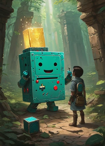 danbo,danbo cheese,game illustration,treasure chest,game art,magic cube,bot,little box,bastion,pixaba,scrap collector,world digital painting,cube love,cubes,robot icon,mailbox,minibot,kids illustration,game blocks,wooden block,Conceptual Art,Daily,Daily 03