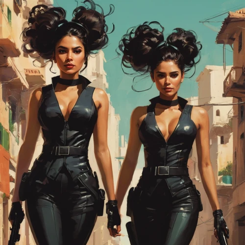 sci fiction illustration,birds of prey,angels of the apocalypse,bad girls,nuns,bodice,concept art,spy,workout icons,trinity,gemini,afro american girls,spy visual,rosa ' amber cover,latex clothing,in pairs,x men,latex gloves,two girls,gladiators,Conceptual Art,Fantasy,Fantasy 06