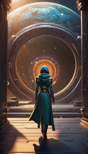 cg artwork,cosmos,fantasia,astral traveler,astronomer,cloak,argus,the wanderer,cassini,traveler,andromeda,flow of time,sci fiction illustration,portal,viewing dune,sentinel,imax,wanderer,space art,somtum,Photography,Fashion Photography,Fashion Photography 12