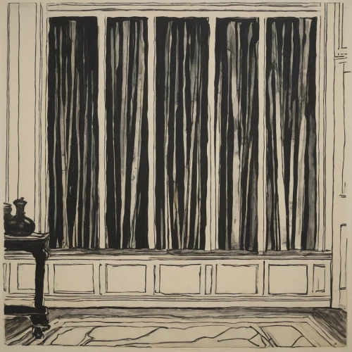 curtain,a curtain,curtains,window curtain,window with shutters,theatre curtains,the window,window treatment,theater curtain,theater curtains,bedroom window,french windows,silhouette of man,drapes,wooden windows,house silhouette,wood window,wooden shutters,art silhouette,blinds,Conceptual Art,Oil color,Oil Color 15