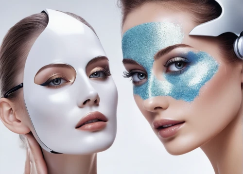 beauty mask,medical face mask,women's cosmetics,cosmetics,cosmetic,face masks,natural cosmetic,masque,beauty face skin,cosmetics counter,cosmetic products,facial,retouching,expocosmetics,natural cosmetics,face care,skincare,wearing face masks,silvery blue,beauty shows,Illustration,Realistic Fantasy,Realistic Fantasy 29