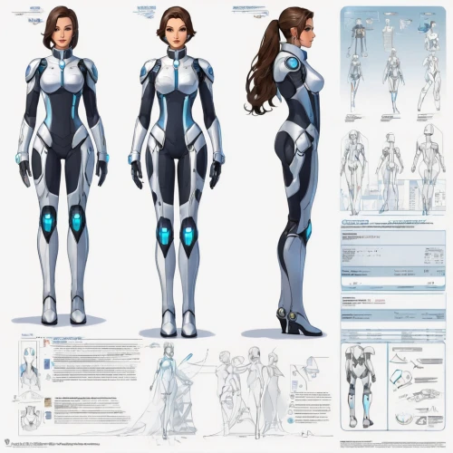 neottia nidus-avis,symetra,exoskeleton,protective suit,concept art,cybernetics,costume design,proportions,humanoid,suit of the snow maiden,winterblueher,female runner,biomechanically,ixia,sci fiction illustration,biomechanical,character animation,medical concept poster,vector girl,nova,Unique,Design,Character Design