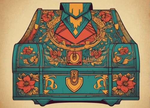 music chest,jukebox,music box,treasure chest,rupees,suitcase,gramophone,card box,lyre box,throne,art nouveau design,robot icon,musical box,apothecary,vestment,the gramophone,chest of drawers,medicine icon,hymn book,courier box,Illustration,Vector,Vector 03