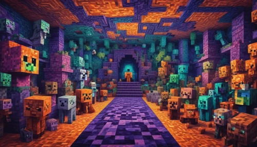 hall of the fallen,dungeon,catacombs,dungeons,hollow blocks,hallway,tileable,the blue caves,ravine,cave tour,blue caves,3d fantasy,haunted cathedral,necropolis,lava cave,witch's house,ghost castle,ancient city,fairy village,haunted castle,Unique,Pixel,Pixel 03