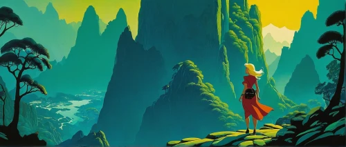 travel poster,fantasia,mulan,the forests,quetzal,cartoon forest,fjord,game illustration,background image,guards of the canyon,red cape,the forest,the spirit of the mountains,red cliff,sci fiction illustration,forest workers,forests,the wanderer,forest of dreams,wilderness,Illustration,Vector,Vector 09