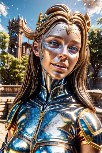 female warrior,sterntaler,massively multiplayer online role-playing game,paladin,warrior woman,celtic queen,male elf,breastplate,heroic fantasy,kadala,elven,fantasy portrait,symetra,catarina,arcanum,violet head elf,athena,elaeis,3d rendered,eufiliya