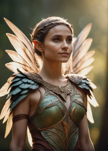 female warrior,warrior woman,fantasy woman,fantasy warrior,fae,laurel wreath,fantasy portrait,goddess of justice,heroic fantasy,elaeis,archangel,artemisia,show off aurora,elven,breastplate,eufiliya,strong woman,wonderwoman,digital compositing,wood elf,Photography,General,Cinematic