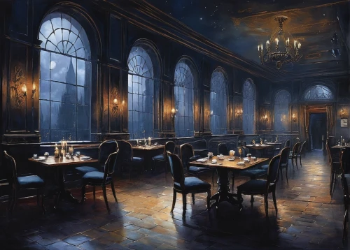 hogwarts,fine dining restaurant,dining room,breakfast room,a restaurant,dining,restaurant bern,bistro,new york restaurant,dandelion hall,bistrot,restaurant,restaurant ratskeller,magic castle,wine tavern,alpine restaurant,hall of the fallen,tavern,ballroom,hogwarts express,Conceptual Art,Fantasy,Fantasy 29