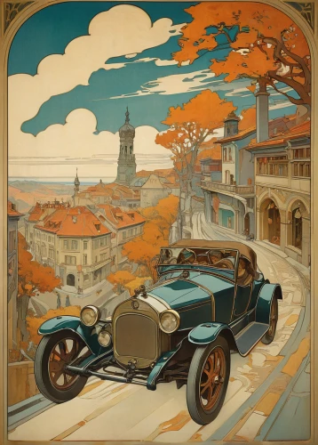 delage d8-120,rolls royce 1926,bugatti type 35,hispano-suiza h6,austin 7,steam car,packard patrician,morgan electric car,bugatti type 51,1000miglia,1926,travel poster,1920s,illustration of a car,talbot,1925,lotus seven,mg t-type,isotta fraschini tipo 8,1921,Illustration,Retro,Retro 03