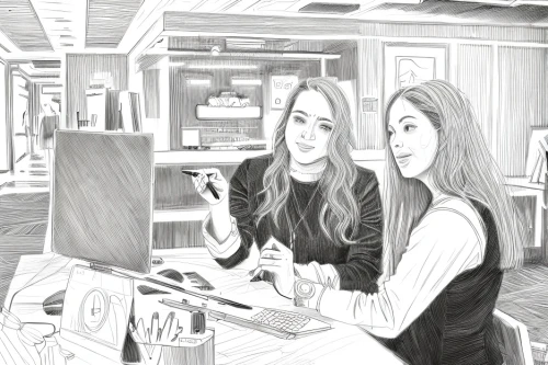 office line art,receptionists,blur office background,book illustration,business women,study,camera illustration,graphite,businesswomen,study room,coloring picture,digital drawing,coloring page,illustrator,book store,working space,pencil frame,women at cafe,bookstore,photo painting,Design Sketch,Design Sketch,Character Sketch