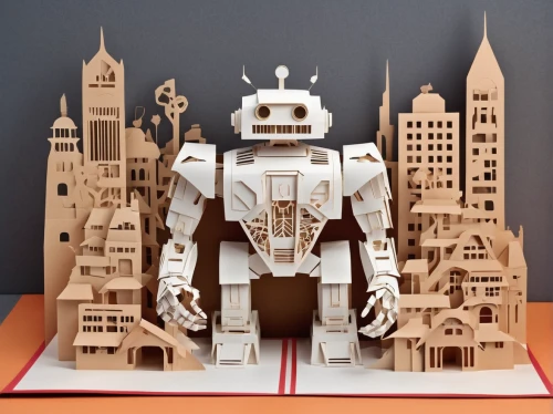 paper art,model kit,metropolis,the laser cuts,minibot,building sets,to build,lego building blocks,mecha,build lego,construction set toy,building block,mech,rc model,from lego pieces,3d figure,danbo,corrugated cardboard,scale model,gundam,Unique,Paper Cuts,Paper Cuts 03