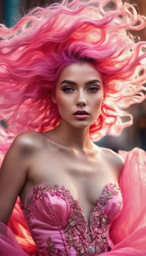 fringed pink,artificial hair integrations,pink beauty,pink hair,pink lady,pink chrysanthemum,femininity,rose pink colors,dahlia pink,magenta,natural pink,pink diamond,hair coloring,color pink,barbie,fae,peach rose,peony pink,pink flamingo,photoshop manipulation,Photography,General,Natural