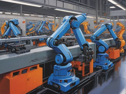 industrial robot,industry 4,automation,riveting machines,machine tool,machinery,manufacturing,crawler chain,manufactures,robotics,machines,yellow machinery,manufacture,robots,industrial security,automated,assembly line,automotive carrying rack,automotives,factories,Conceptual Art,Sci-Fi,Sci-Fi 15