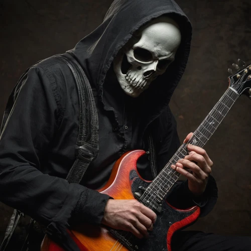 dance of death,grimm reaper,grim reaper,guitar player,blackmetal,reaper,guitarist,skull mask,death god,scull,ghoul,skull allover,lead guitarist,death's-head,epiphone,death head,guitar solo,luthier,helloween,rock music,Photography,Documentary Photography,Documentary Photography 13