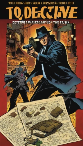 detective,investigator,tabletop game,mystery book cover,deceive,private investigator,cover,action-adventure game,book cover,cd cover,objective,inspector,forensic science,comic book,mafia,detective conan,collectible card game,magazine cover,guide book,twenties of the twentieth century,Illustration,American Style,American Style 08