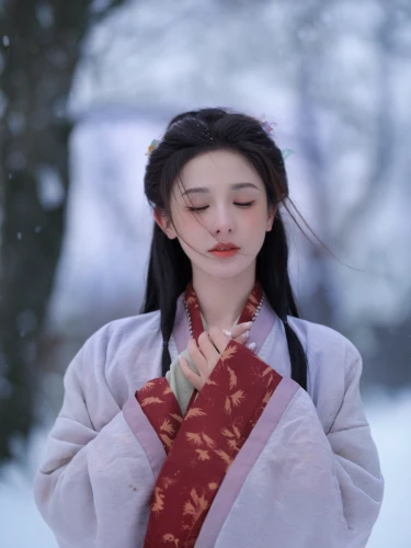 mulan,the snow queen,suit of the snow maiden,korean drama,hanbok,rou jia mo,japanese woman,korean culture,glory of the snow,korean village snow,snow scene,in winter,青龙菜,arang,siu mei,xizhi,winter dream,winter festival,xiaochi,xing yi quan