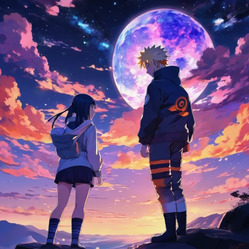 the moon and the stars,moon and star,sun and moon,naruto,night sky,stargazing,moon and star background,stars and moon,moonlight,clear night,the night sky,dusk background,nightsky,boruto,2d,lunar,moon night,moonrise,starry sky,falling stars,Conceptual Art,Daily,Daily 21