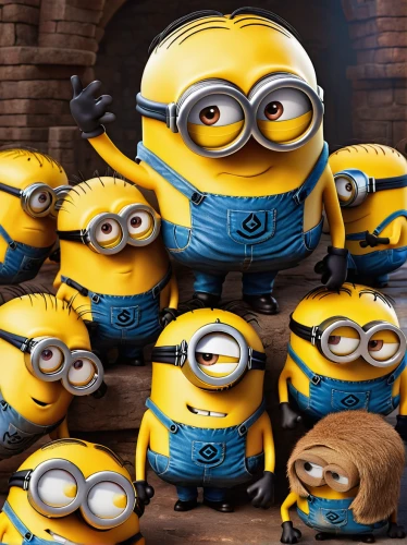 minions,minion,minion tim,despicable me,minion hulk,dancing dave minion,cute cartoon image,villagers,cute cartoon character,syndrome,banana family,peliculas,wall,children's background,yellow,anthropomorphized animals,caper family,imax,bumblebees,troop,Art,Classical Oil Painting,Classical Oil Painting 17