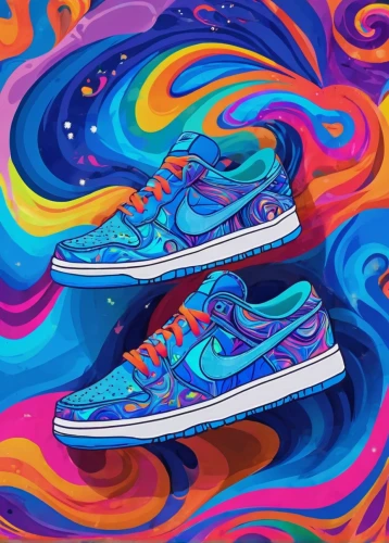 galaxies,tie dye,multicolor,multi-color,neon ghosts,artistic roller skating,swirls,multi color,colorful doodle,colorful,neon candies,shoes icon,skate shoe,air,splash of color,abstract multicolor,psychedelic,galaxy,vibrant,kaleidoscopic,Conceptual Art,Oil color,Oil Color 23