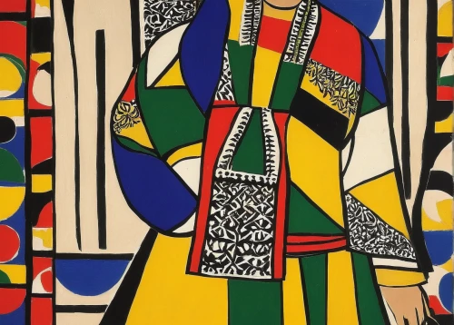 art deco woman,roy lichtenstein,african art,mondrian,indigenous painting,david bates,khokhloma painting,popart,stained glass pattern,cool pop art,girl-in-pop-art,pop art style,pop art woman,glass painting,art deco,ethnic design,traditional patterns,african woman,keith haring,parcheesi,Art,Artistic Painting,Artistic Painting 39