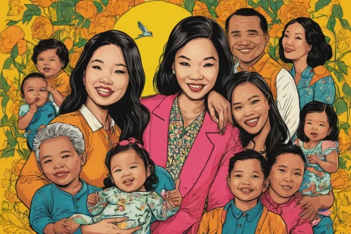 the h'mong people,lily family,arrowroot family,soapberry family,dogbane family,cd cover,magnolia family,yew family,vietnam's,vietnamese woman,diverse family,cover,arum family,asian culture,barberry family,legume family,portrait background,asian vision,balsam family,lotus family,Illustration,American Style,American Style 10