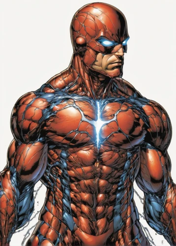 muscular system,cyborg,muscle man,steel man,veins,red super hero,human body anatomy,iron-man,body-building,3d man,anatomical,human torch,daredevil,flash unit,electro,ironman,muscular,iron man,muscle angle,human anatomy,Illustration,American Style,American Style 02