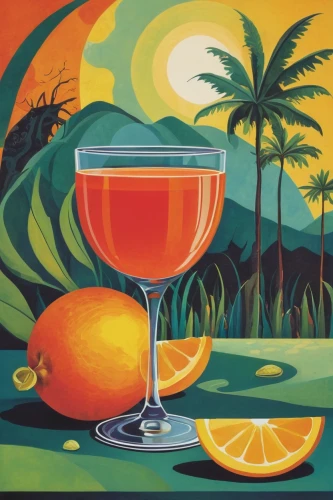 punch bowl,tequila sunrise,tropical drink,fruitcocktail,orange tree,mai tai,orange drink,aperol,harvey wallbanger,summer still-life,papaya juice,coctail,melon cocktail,oranges half,cocktail,luau,classic cocktail,valencia orange,daiquiri,cointreau,Art,Artistic Painting,Artistic Painting 33