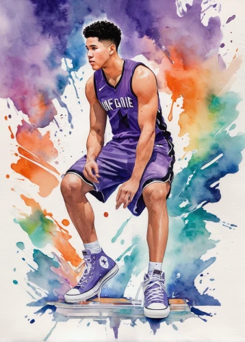 vector graphic,basketball player,purple background,vector art,the purple-and-white,vector illustration,nba,knauel,riley one-point-five,taro,vector image,no purple,wall,painting technique,mamba,grapes icon,air jordan,ros,jordan,ox,Illustration,Paper based,Paper Based 25