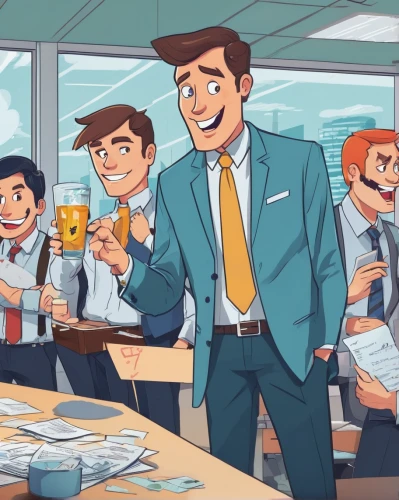 businessmen,business people,business training,white-collar worker,office worker,business men,corporate,workforce,classroom training,employees,retro cartoon people,boardroom,businessman,blur office background,staplers,human resources,interns,business world,a meeting,meeting,Illustration,Japanese style,Japanese Style 06