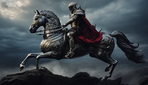 horseman,bronze horseman,black horse,horsemen,heroic fantasy,man and horses,alpha horse,cavalry,king arthur,carpathian,pegaso iberia,horseback,crusader,endurance riding,camelot,digital compositing,wall,king caudata,biblical narrative characters,fantasy picture,Photography,Fashion Photography,Fashion Photography 05