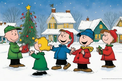 carolers,carol singers,christmas carols,the occasion of christmas,peanuts,children's christmas,christmas scene,christmas messenger,christmas wallpaper,christmas motif,christmas picture,christmas greeting,christmas carol,christmas celebration,christmas circle,the holiday of lights,christmasbackground,christmas photo,christmas,christmas background,Illustration,American Style,American Style 02