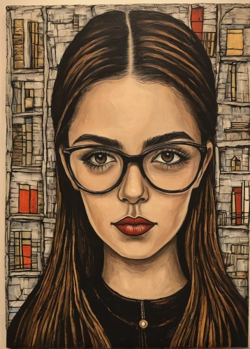 librarian,the girl studies press,girl drawing,girl portrait,reading glasses,girl studying,bookworm,david bates,portrait of a girl,child with a book,silver framed glasses,sci fiction illustration,mystical portrait of a girl,colored pencil background,child portrait,optician,girl in a historic way,girl in a long,eyeglasses,artist portrait,Art,Artistic Painting,Artistic Painting 01