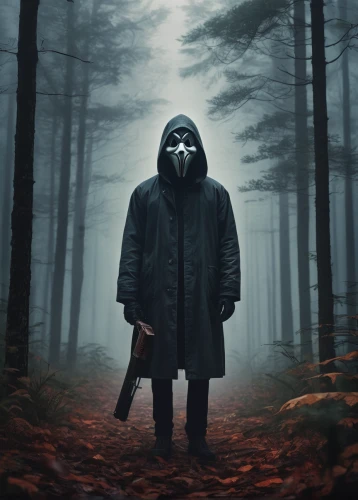 hooded man,anonymous,scythe,male mask killer,smoke background,the wanderer,grimm reaper,outbreak,the stake,anonymous mask,chasseur,grim reaper,ski mask,balaclava,cleanup,with the mask,assassin,wanderer,gamekeeper,an anonymous,Illustration,Abstract Fantasy,Abstract Fantasy 07