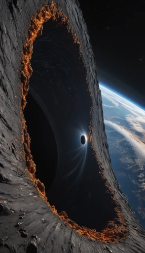 black hole,smoking crater,wormhole,asteroid,impact crater,lava tube,space art,ringed-worm,craters,orbiting,saturnrings,burning earth,exoplanet,scorched earth,crater,phase of the moon,ring of fire,orbit insertion,solar eclipse,fissure vent,Photography,General,Natural