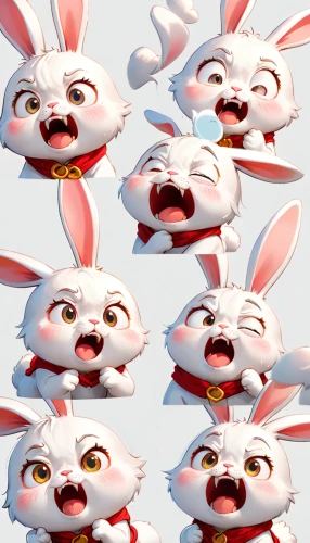 rabbits,facial expressions,expressions,thumper,white bunny,easter background,bunny,rabbit,surprised,rabbit owl,no ear bunny,april fools day background,olaf,white rabbit,character animation,hare,bunnies,bun,easter banner,bunga,Anime,Anime,General