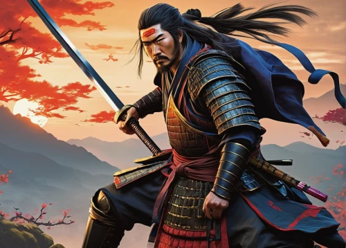 yi sun sin,samurai,mulan,xing yi quan,swordsman,samurai fighter,genghis khan,samurai sword,shuanghuan noble,wuchang,kenjutsu,goki,hwachae,red sun,haegen,xun,rising sun,korean history,japanese martial arts,haidong gumdo,Art,Classical Oil Painting,Classical Oil Painting 24