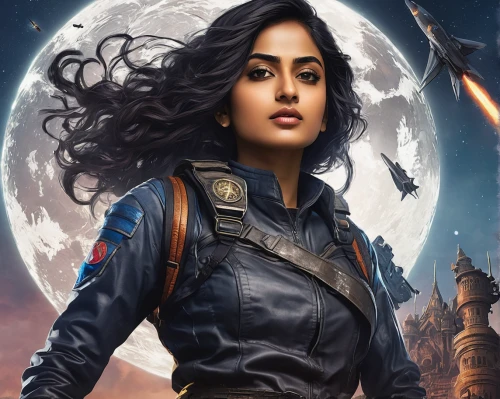 sci fiction illustration,jaya,cg artwork,atala,rosa ' amber cover,kali,kamini,space art,sikaran,indian air force,sci fi,valerian,luna,tarhana,ursa,shepard,sterntaler,diwali banner,fighter pilot,mumbai,Illustration,Japanese style,Japanese Style 18