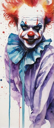 scary clown,creepy clown,horror clown,clown,ronald,it,watercolor pencils,rodeo clown,mcdonald,joker,watercolor,clowns,watercolor painting,syndrome,mcdonalds,watercolor paint,mcdonald's,color pencils,watercolors,color pencil,Illustration,Paper based,Paper Based 20