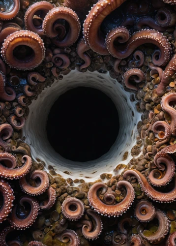 mandelbulb,fractalius,fractals art,manhole,cog,eye,fractal environment,trypophobia,wormhole,polyp,fractals,fractal art,sewer pipes,vortex,octopus tentacles,abstract eye,spiral,torus,tentacle,peacock eye