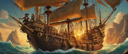 galleon ship,galleon,caravel,pirate ship,sea sailing ship,sailing ship,sail ship,pirate treasure,scarlet sail,full-rigged ship,sea fantasy,maelstrom,mayflower,east indiaman,longship,sloop-of-war,tallship,sailing ships,barquentine,inflation of sail,Conceptual Art,Daily,Daily 11