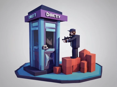 game illustration,security concept,3d mockup,3d model,development concept,dispenser,3d object,cinema 4d,object,phone booth,collected game assets,concierge,courier box,3d render,low-poly,objects,isometric,police siren,unlock,game art,Unique,3D,Low Poly