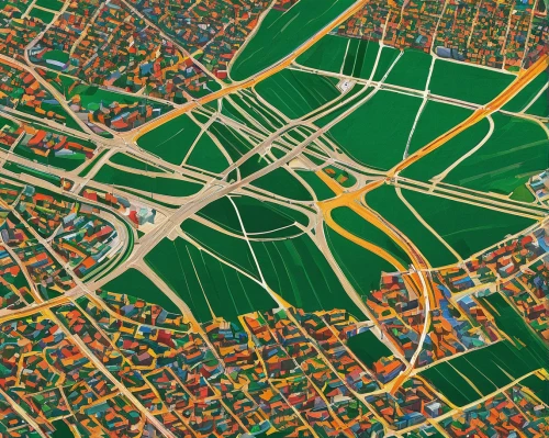 tehran aerial,inland port,parramatta,aerial landscape,mannheim,bird's-eye view,river delta,overhead view,city map,tehran from above,river course,leipzig,buenos aires,container terminal,satellite imagery,calatrava,meander,tianjin,srtm,meanders,Art,Artistic Painting,Artistic Painting 08