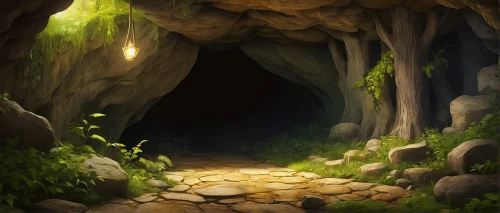 cave,pit cave,cave tour,the limestone cave entrance,ravine,hollow way,underground,sea cave,dungeons,caving,devilwood,druid grove,lava tube,threshold,cave church,pathway,lava cave,the mystical path,dungeon,cartoon video game background,Illustration,Retro,Retro 23