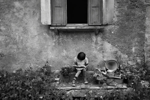 sicily window,provencal life,little girl reading,woman playing,girl in the garden,violone,monochrome photography,a girl with a camera,woman house,italian painter,loneliness,girl on the stairs,girl sitting,solitude,blackandwhitephotography,italia,istria,woman thinking,scilla,solitary,Photography,Black and white photography,Black and White Photography 02