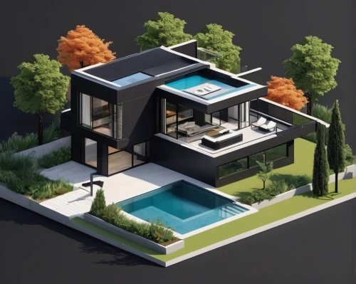 modern house,mid century house,pool house,isometric,luxury property,modern architecture,cubic house,inverted cottage,residential,residential house,3d rendering,house by the water,private house,mid century modern,cube house,summer cottage,luxury home,house in the forest,house drawing,render,Unique,3D,Isometric
