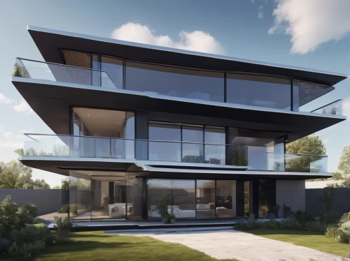 modern house,modern architecture,3d rendering,cubic house,dunes house,glass facade,cube house,smart house,frame house,contemporary,smart home,eco-construction,render,folding roof,futuristic architecture,cube stilt houses,residential house,luxury property,modern style,luxury home,Illustration,American Style,American Style 06