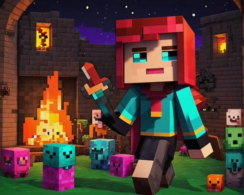 edit icon,wither,minecraft,halloween icons,render,cobble,colorful star scatters,torchlight,halloween background,3d render,halloween wallpaper,3d rendered,miner,cube background,pyrogames,villagers,candy cauldron,embers,fire background,cinema 4d,Unique,Pixel,Pixel 03